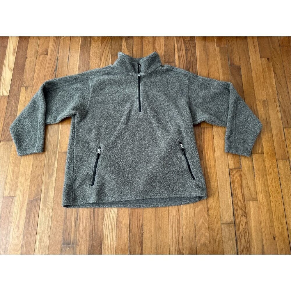 Vintage Obermeyer Men's Nordic Wool 1/2 Zip Sweater Pullover Fleece Size XL